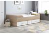 3ft Single White and Oak Wood Finish Cabin Bed 4